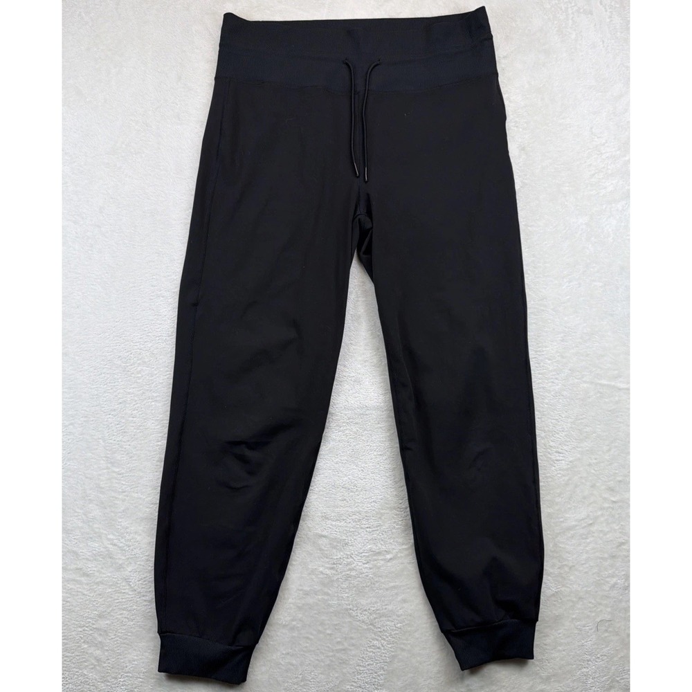 Vuori Daily Jogger Womens Large Black High Rise Performance Pants VW418 Stretch